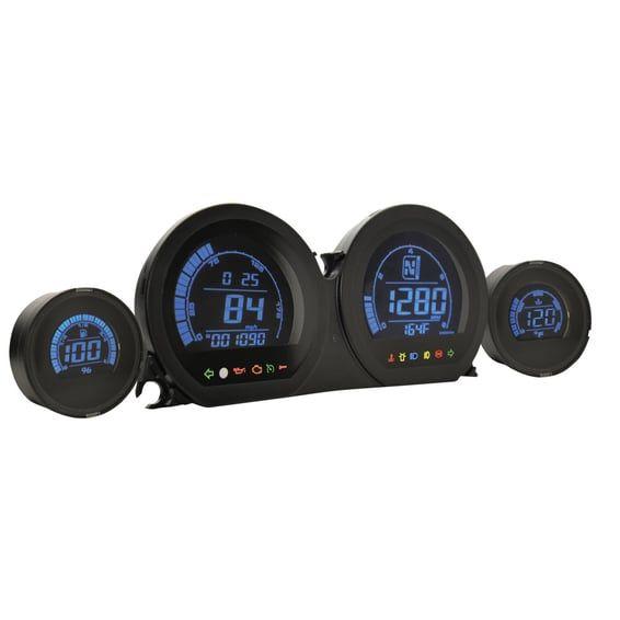 KOSO, HD-03 4-piece 2-color gauge kit for Touring