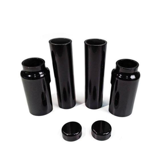 'Aggressor' series full fork cover set. Black