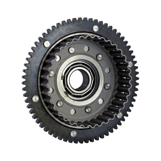 Clutch shell with sprocket