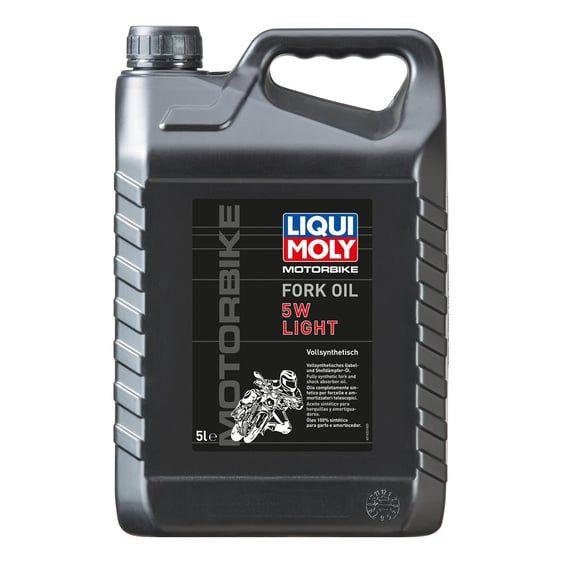 fork oil 5W light. 5 liter
