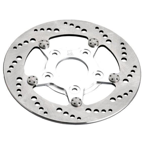 K-Tech front right brake rotor 8.5" stainless,polish center