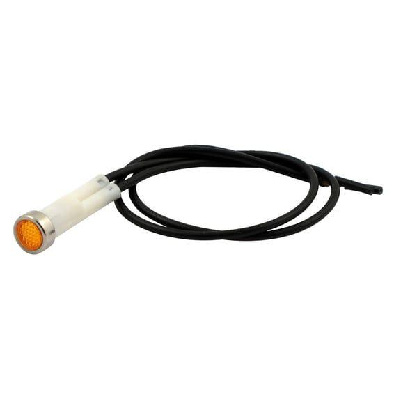 3/8 indicator light. Amber, no symbol