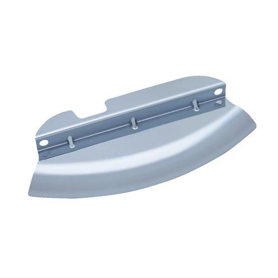 Lower triple tree wind deflector. Chrome