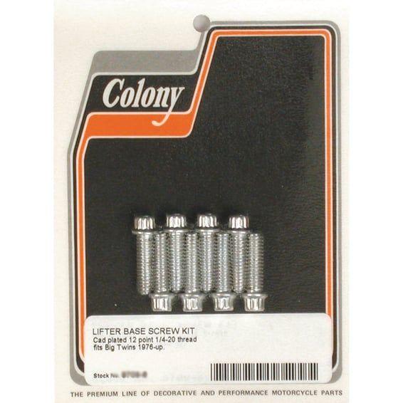 tappet block mount kit, OEM style. Zinc