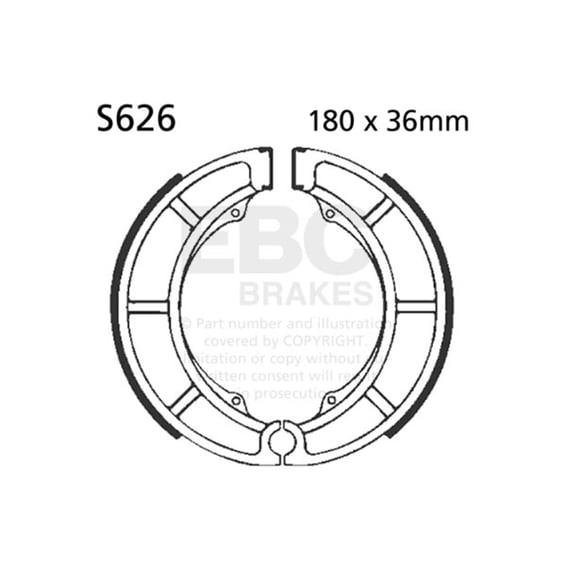 plain brake shoes