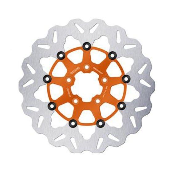 brake rotor. Wave. Floating. Orange. 300x5mm