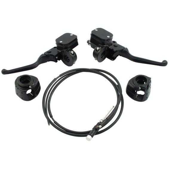 Handlebar control hydr. Clutch conversion kit. Black