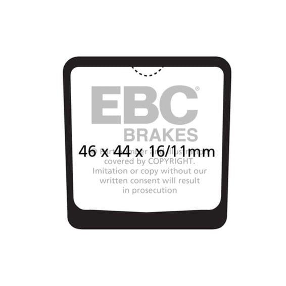 Organic brake pads
