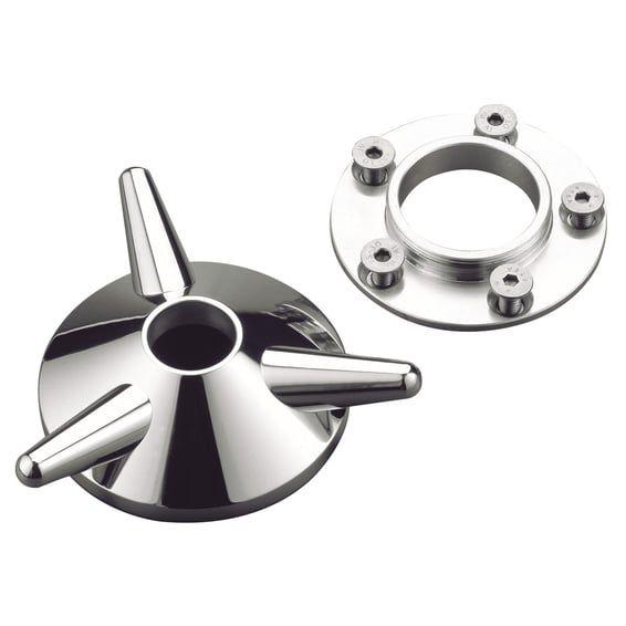 spinner wheel hub cover. Aluminum
