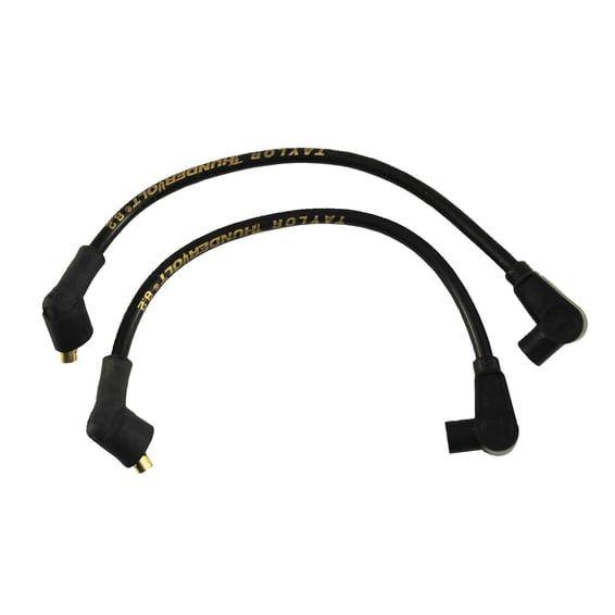 8.2mm ThunderVolt spark plug wire set. Black