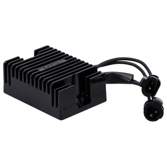voltage regulator/rectifier. Black