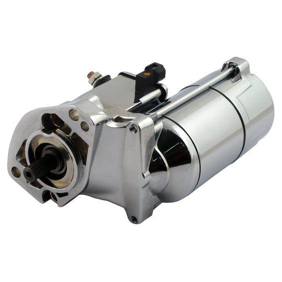 JIMS, high torque starter 1.8kW. Chrome