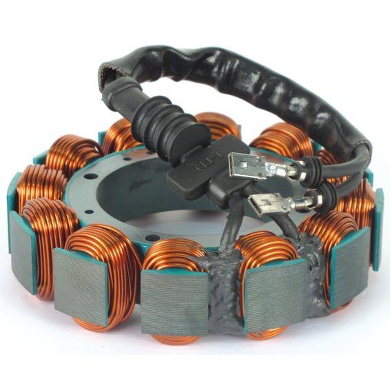 Alternator stator unmolded