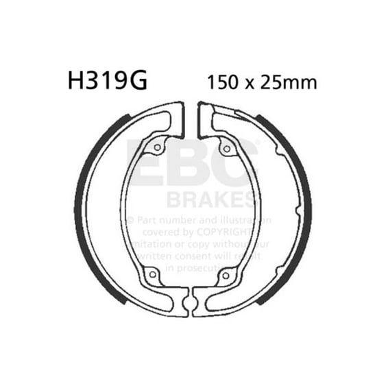 grooved brake shoes