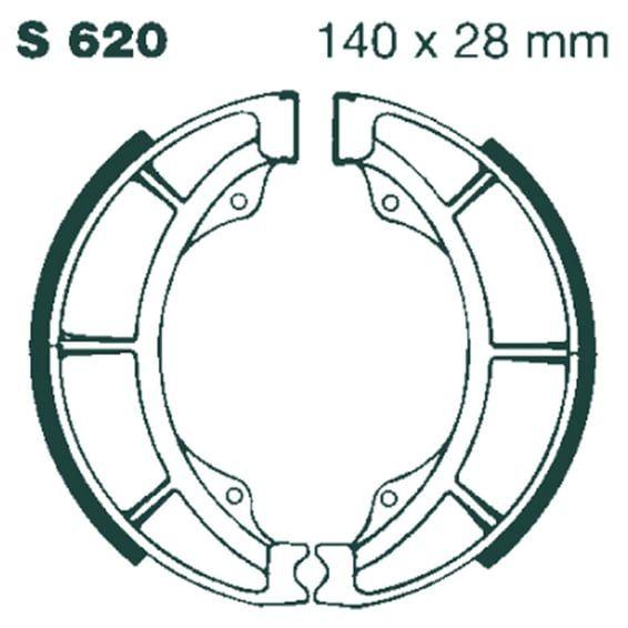 grooved brake shoes