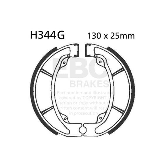 grooved brake shoes