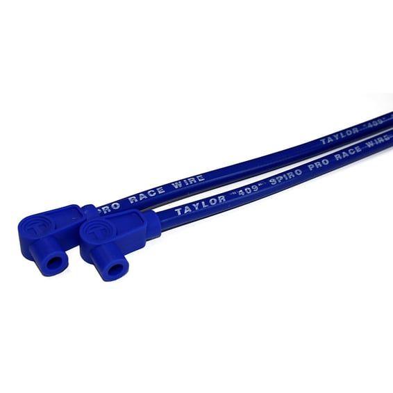409 Pro-Race spark plug wire set. Blue