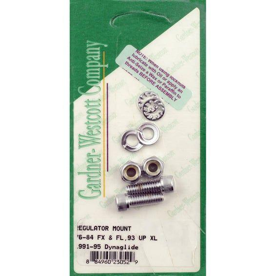 GW, voltage regulator/rectifier mount kit. Chrome allen