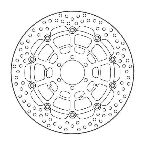 Halo series floating brake rotor