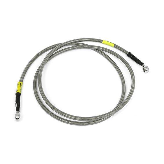 ABS brake line upper front, stainless clear coated