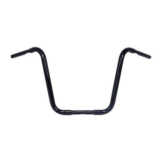 1-1/4" Buffalo Apehangers, 16" high, black