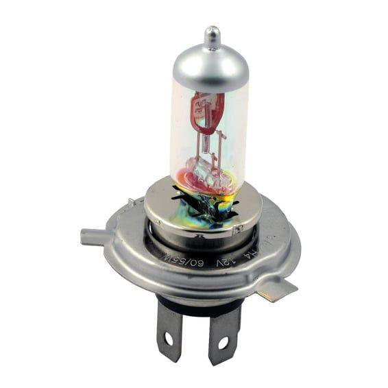 H4 light bulb, 12v 90/100 watt. rainbow