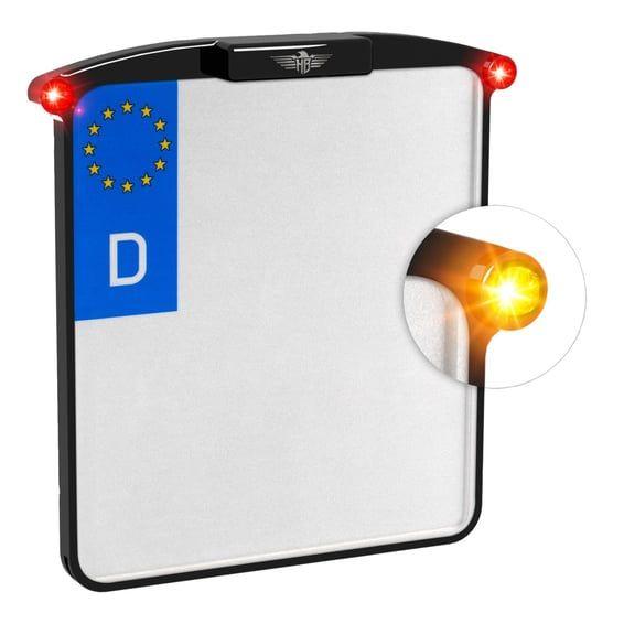 All-in-1 Nano license plate holder. Black