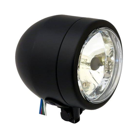 Single 4" H4 position light. Black