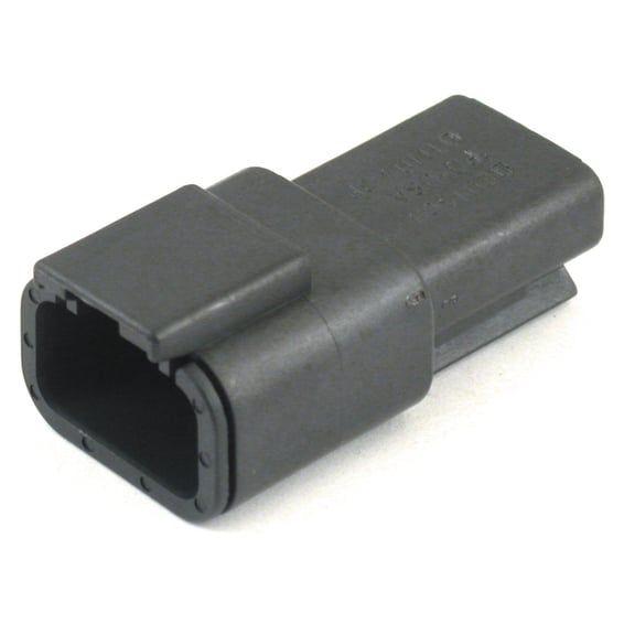 NAMZ, Deutsch DTM connector. Black, receptacle, 3-pins