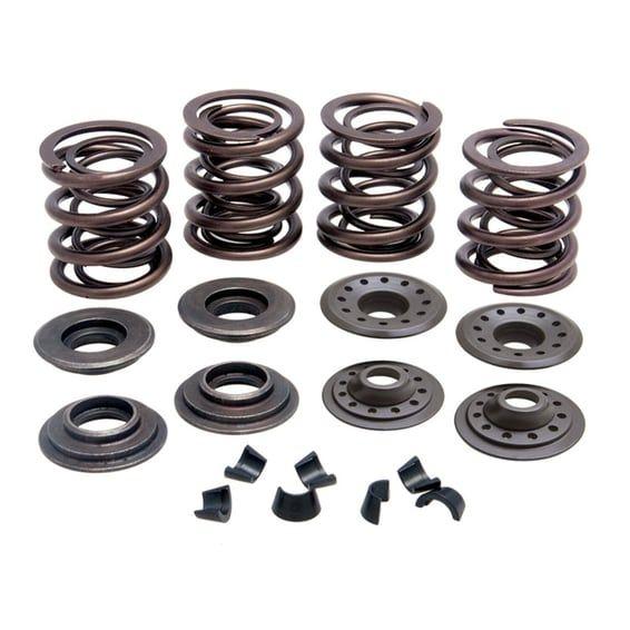 KPMI, valve spring kit. .415" lift. Steel top collars