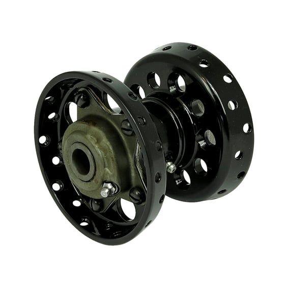 Custom Star hub, for OEM axle. Black with black star