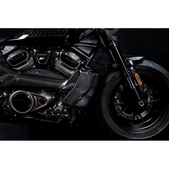 carbon radiator cover and side panel kit