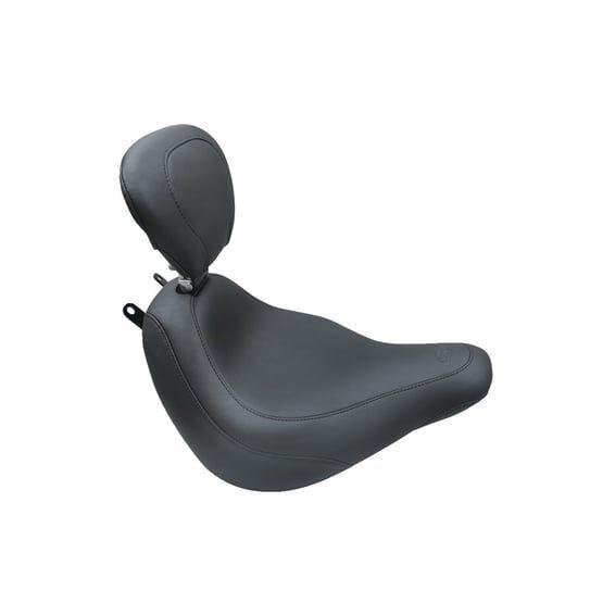 Wide Tripper solo seat w/rider backrest