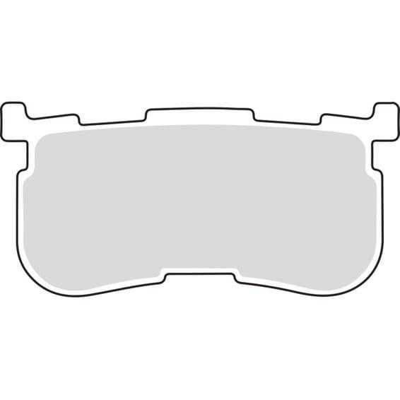 Double-H sintered brake pads. Rear
