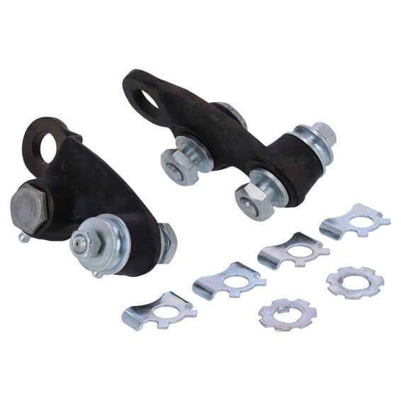 Replacement rocker set for STD to +12" Springer forks. Black