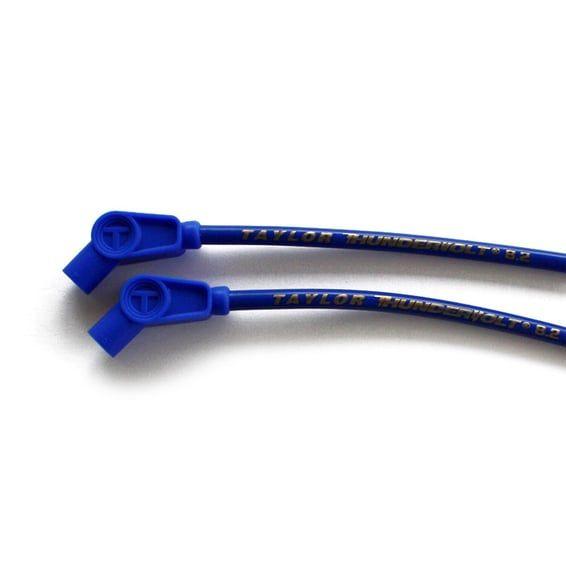8.2mm ThunderVolt spark plug wire set. Blue