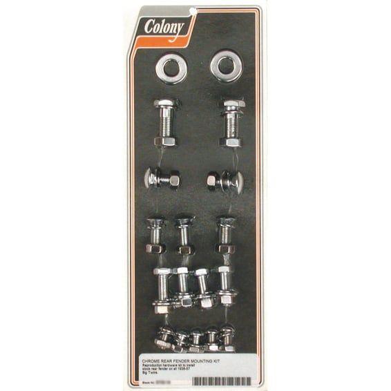rear fender mount kit. Chrome