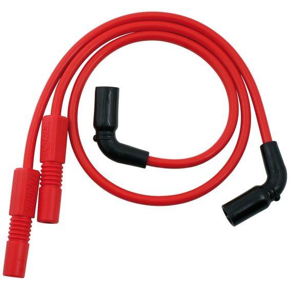 8mm Ferro Spiral core spark plug wire set. Red
