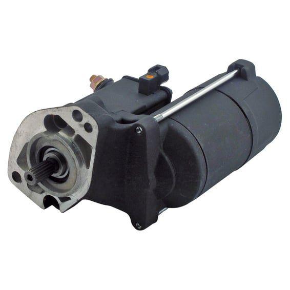 JIMS, high torque starter 1.8kW. Wrinkle black