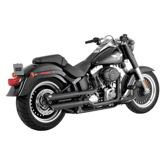 3" twin slash slip-on PCX mufflers. black