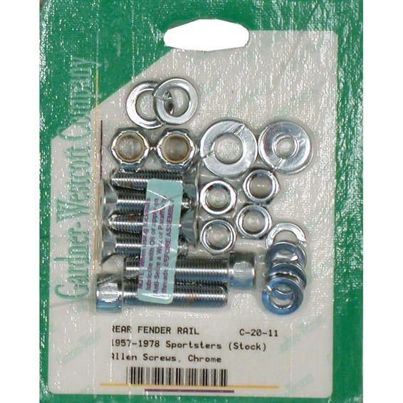 fender strut mount kit. Chrome Allen head
