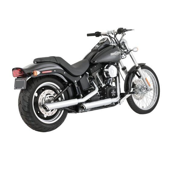 3" twin slash slip-on PCX mufflers. chrome