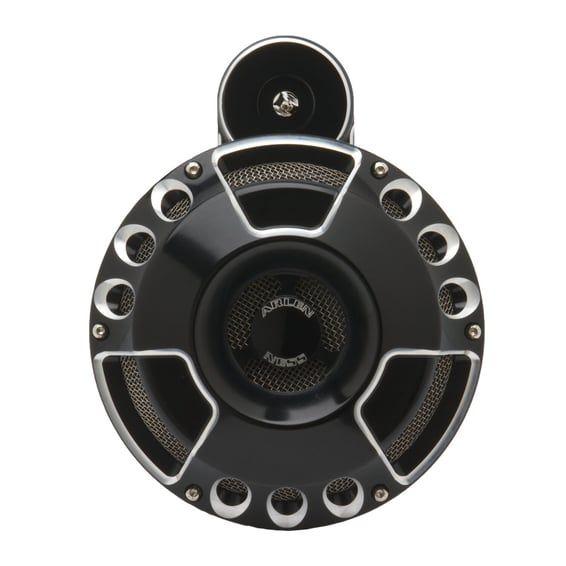 billet horn kit, Deep Cut. Black CC