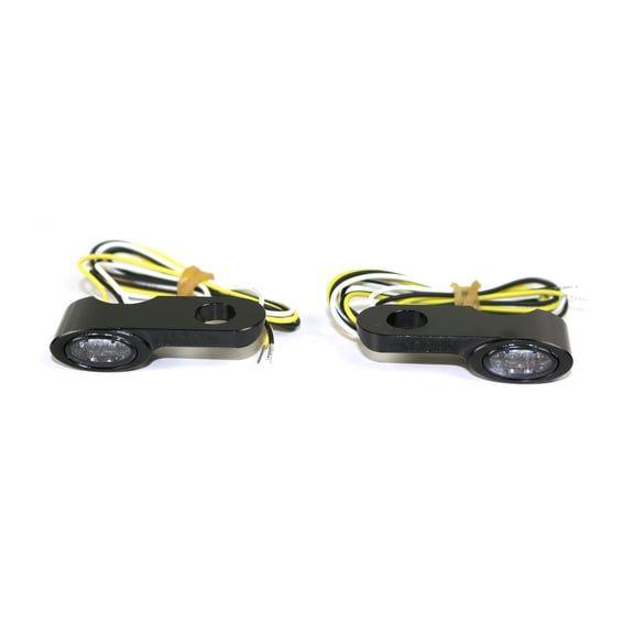 Elypse LED mini turn signals. Front. Black