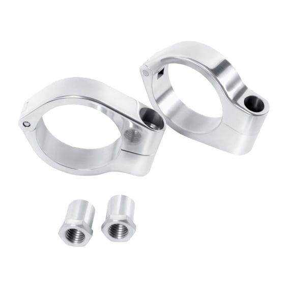 Wrap-around turn signal brackets, 35mm forks