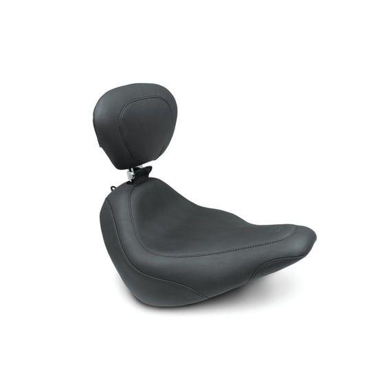 Wide Tripper solo seat w/rider backrest