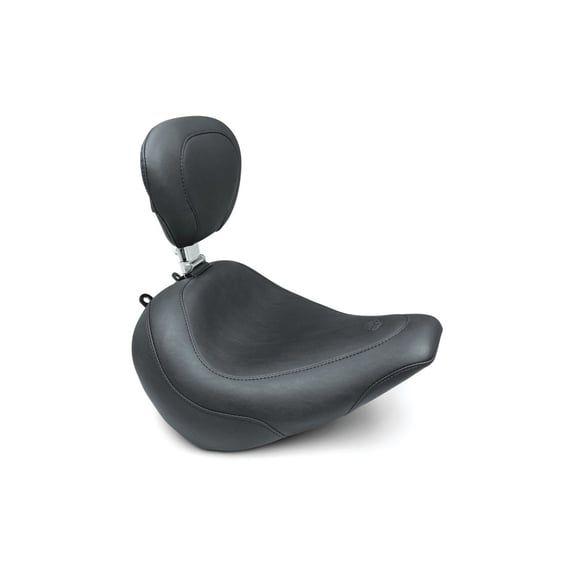 Wide Tripper solo seat w/rider backrest