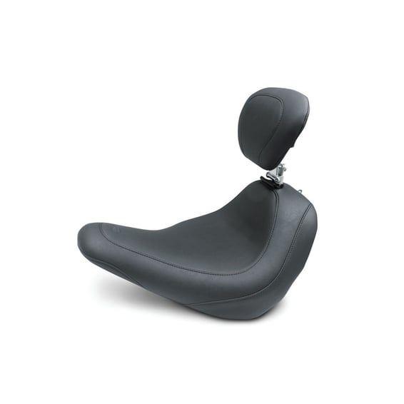 Wide Tripper solo seat w/rider backrest