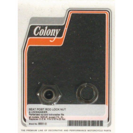 seat post rod lock nut kit. Zinc