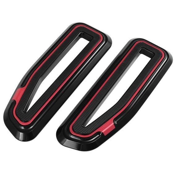 Floorboards. Black red